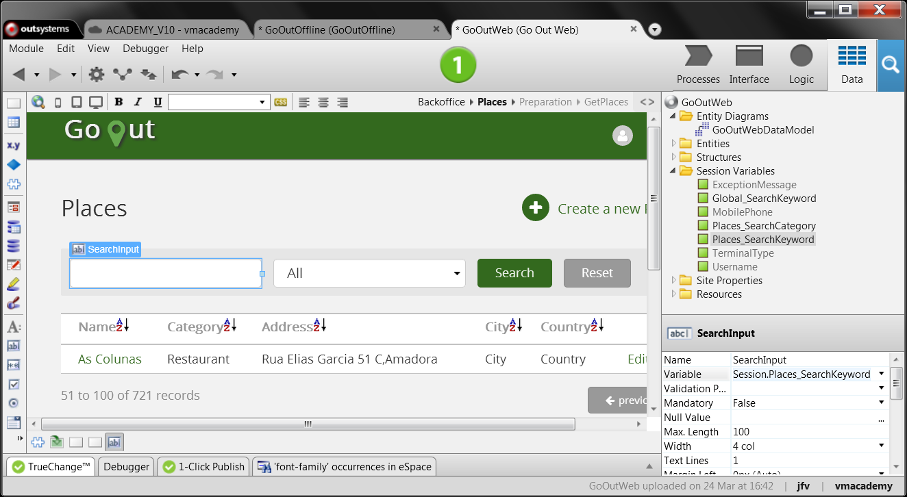 Maintain State while Navigating across Screens