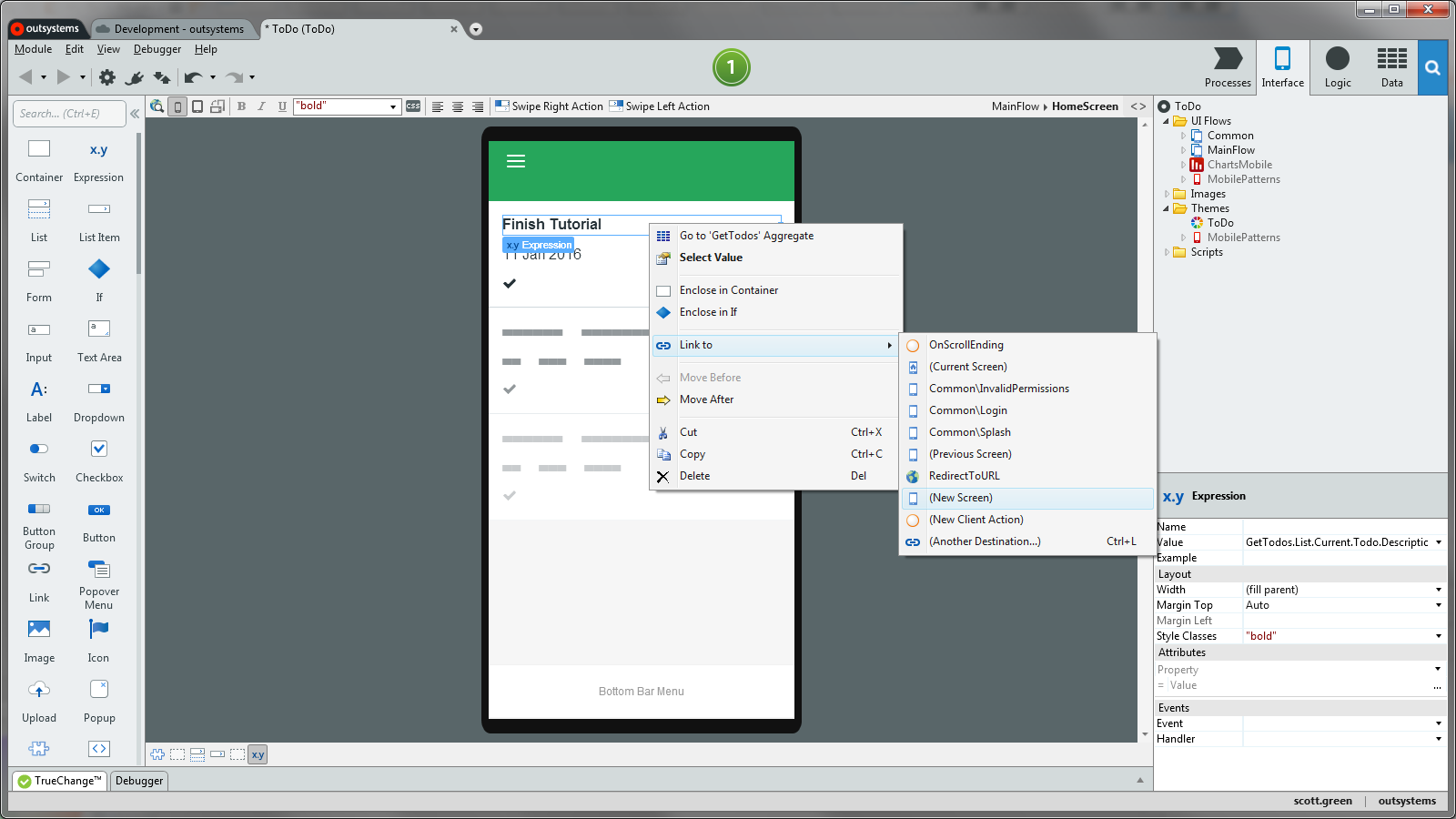Create a Screen to Edit Tasks