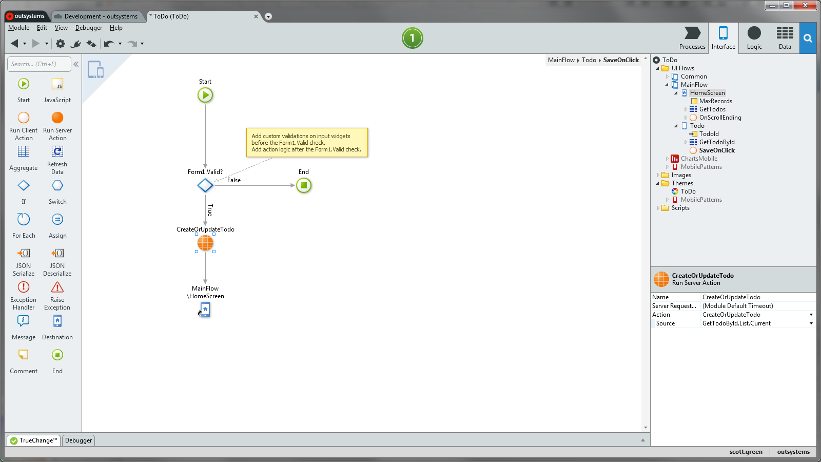 Create a Screen to Edit Tasks