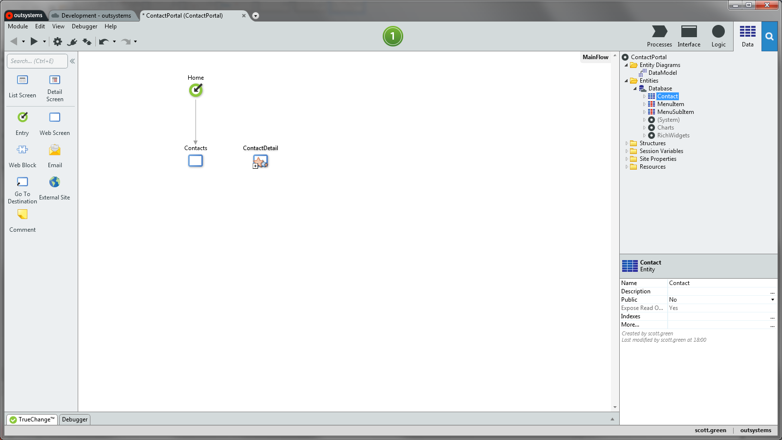 Create a Screen to Create and Edit Contacts