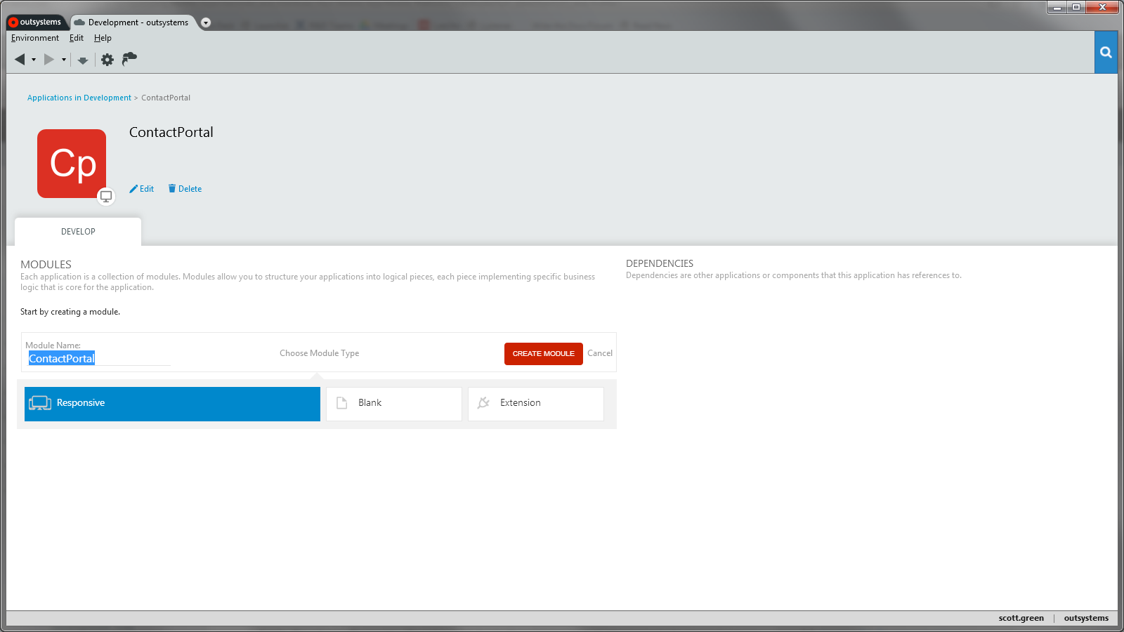 Create a Web App